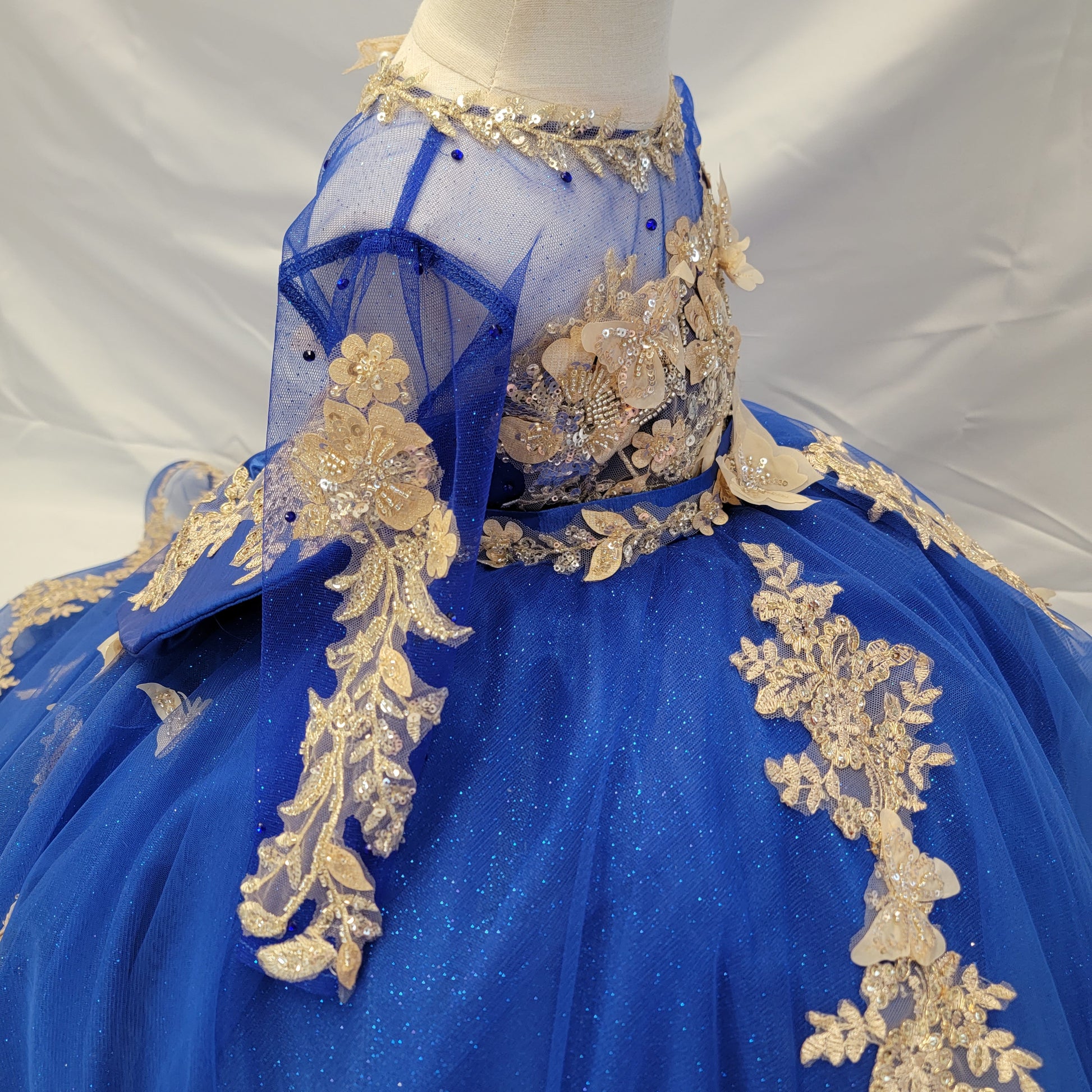 Vestido Dorado Vestidos Para Niña Color Azul Rey De Años Vestidos