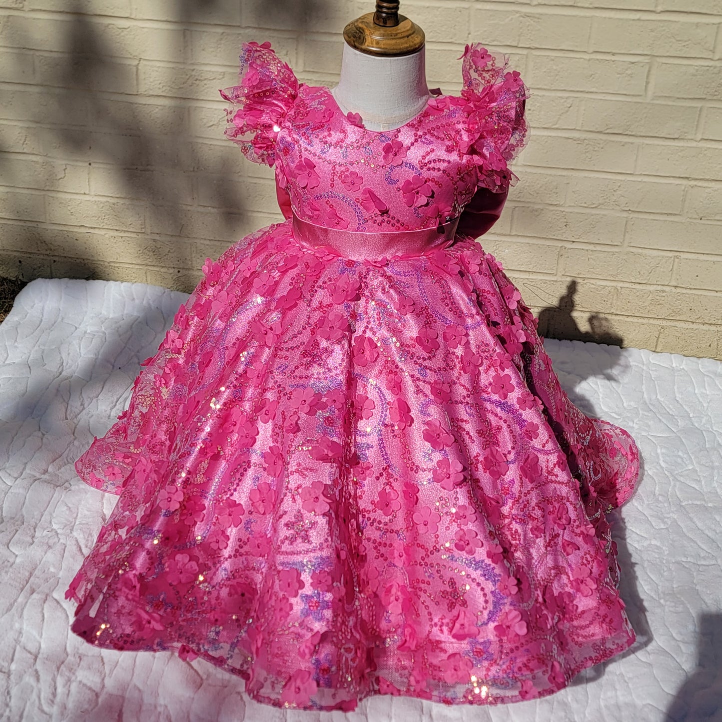 Vestido 2 en 1 para niña de 1 año