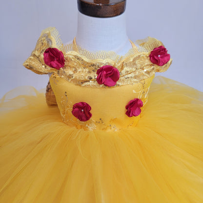 Vestido 2 en 1 para bebé de 1 año inspirado en princesa