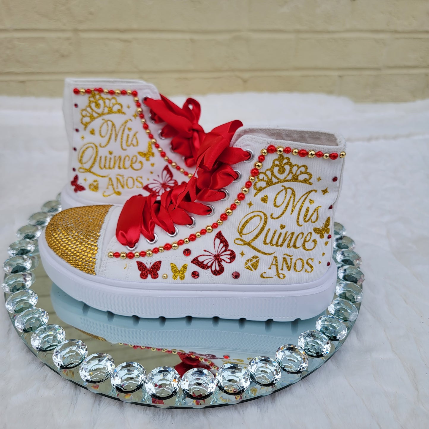 Tenis para quinceañeras personalizado