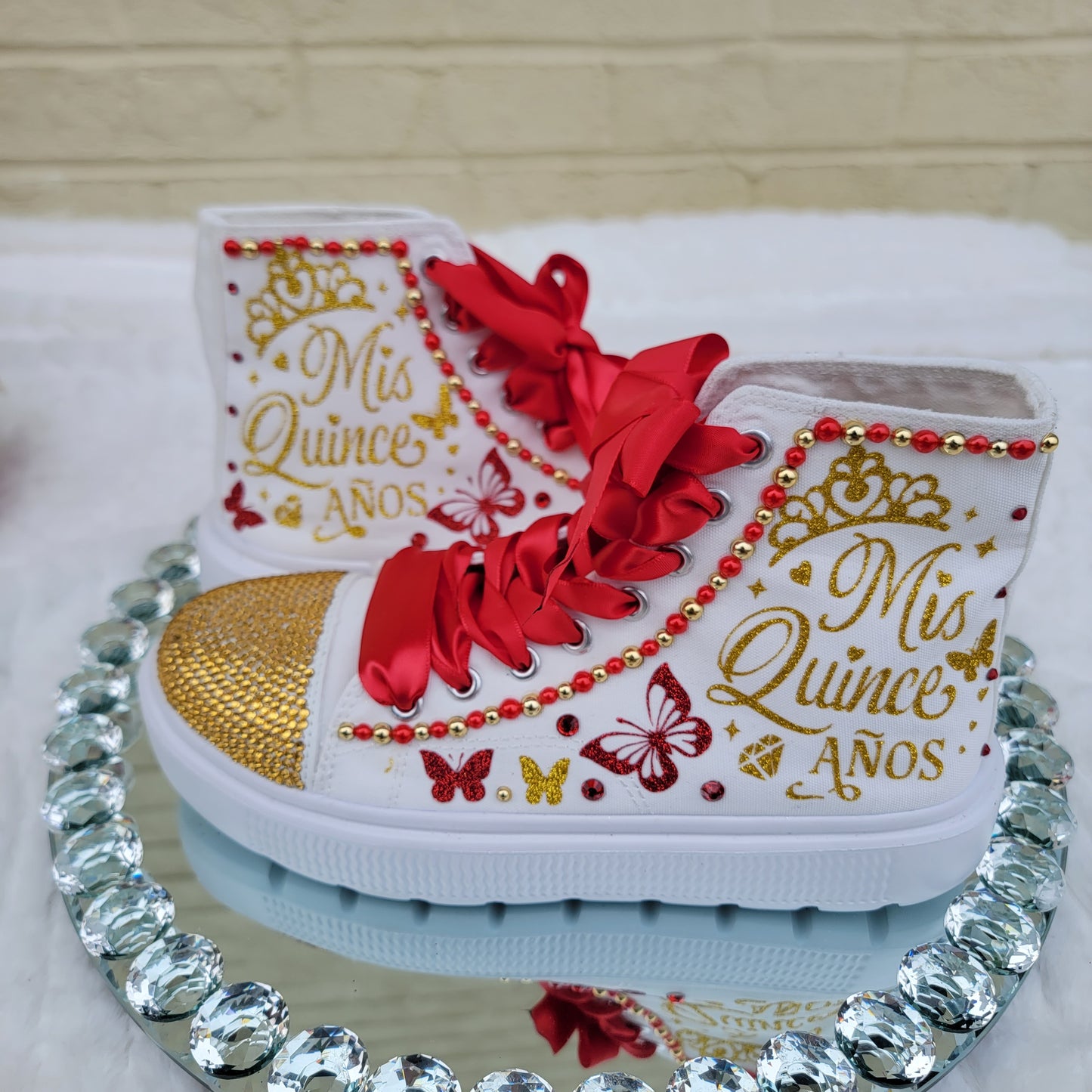 Tenis para quinceañeras personalizado