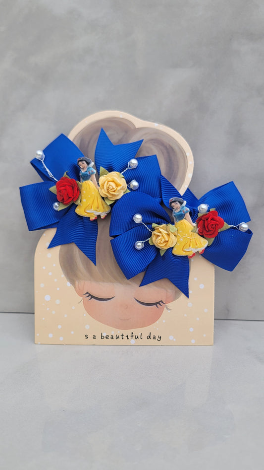 Blue bows for girls