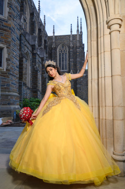 Vestido de quinceañera inspirado en princesa