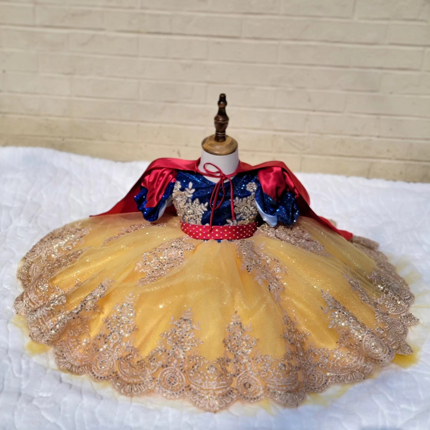 Vestido inspirado en princesa Para niña de 1 a 2 años