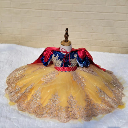 Vestido inspirado en princesa Para niña de 1 a 2 años