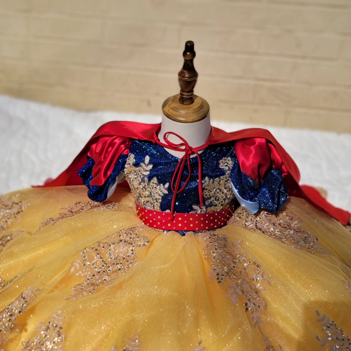 Vestido inspirado en princesa Para niña de 1 a 2 años